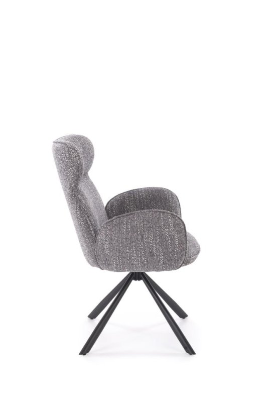 Jedálenská stolička / kreslo K571 sivá