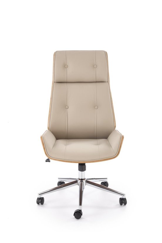 Kancelárska stolička WEBSTER orech/béžová
