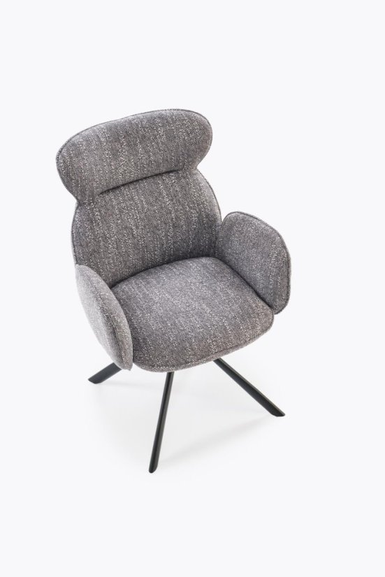 Jedálenská stolička / kreslo K571 sivá