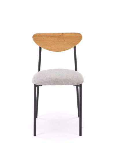 Jídelní sestava 4+1 DICKY přírodní/černá/šedá