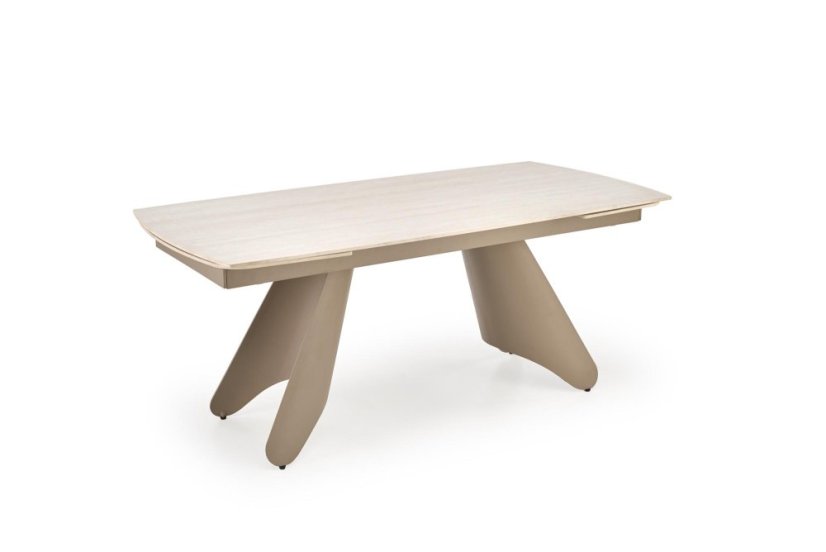 Rozkládací jídelní stůl SALIX 180(260)x90 traventin/kašmír