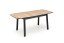 Rozkladací jedálenský stôl BARRIL 130(170)x80 dub artisan/čierna