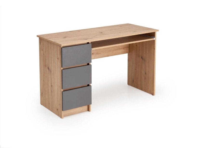 Písací stôl CINO dub artisan/grafit
