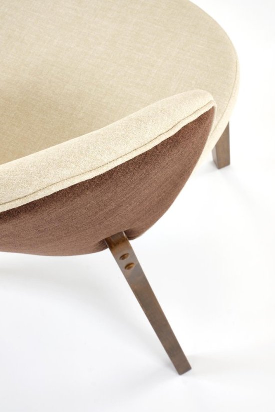 Jedálenská stolička K583 orech/hnedá/béžová