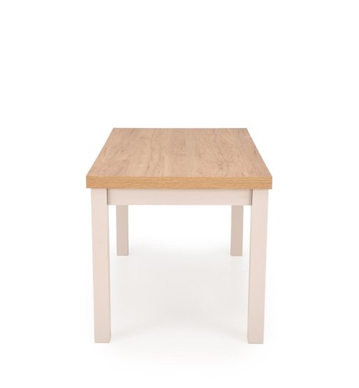 Rozkladací jedálenský stôl TIAGO 140(220)x80 dub hikora / kašmír