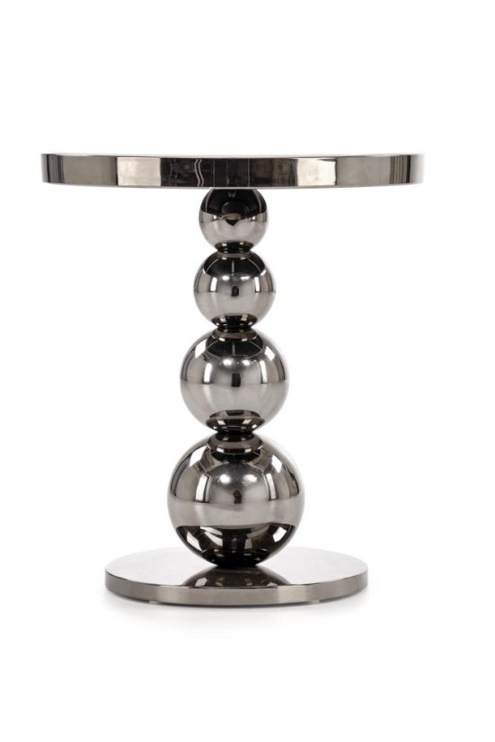 Konferenčný stolík CARLA čierna/strieborná