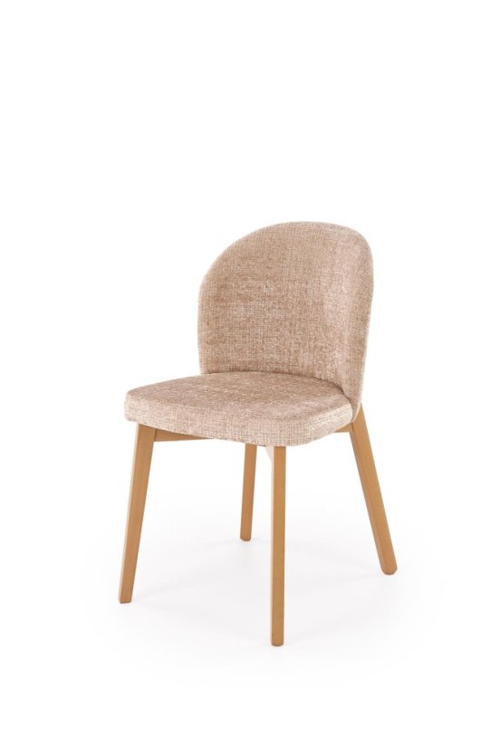 Jídelní židle BASSO dub přírodní/béžová