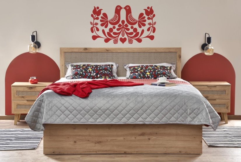 Postel BORNEO 160x200 dub artisan