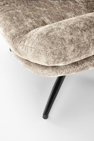 Kreslo DARIO s podnožkou béžové