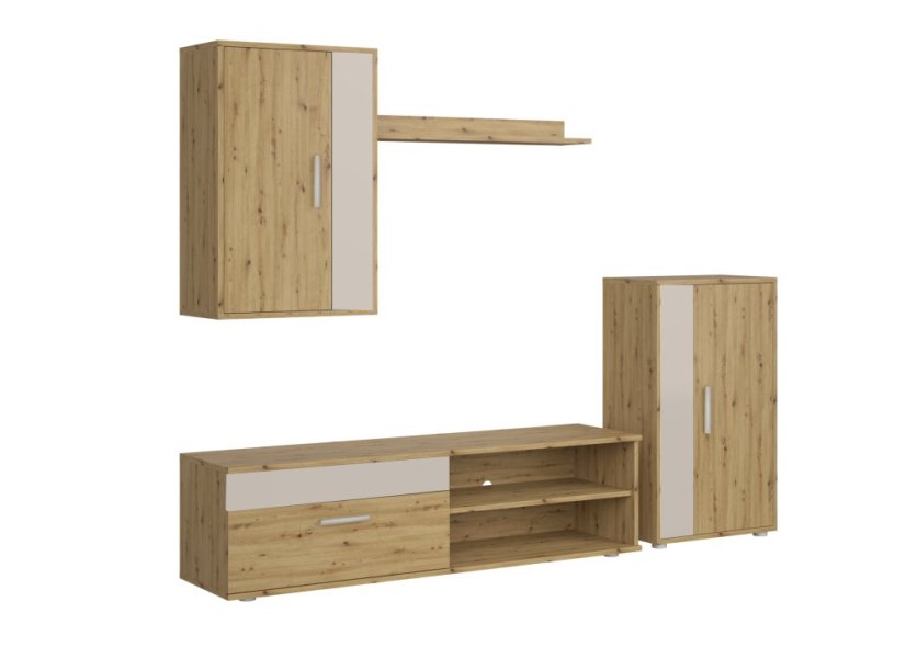 Obývacia zostava BENSON dub artisan/kašmír