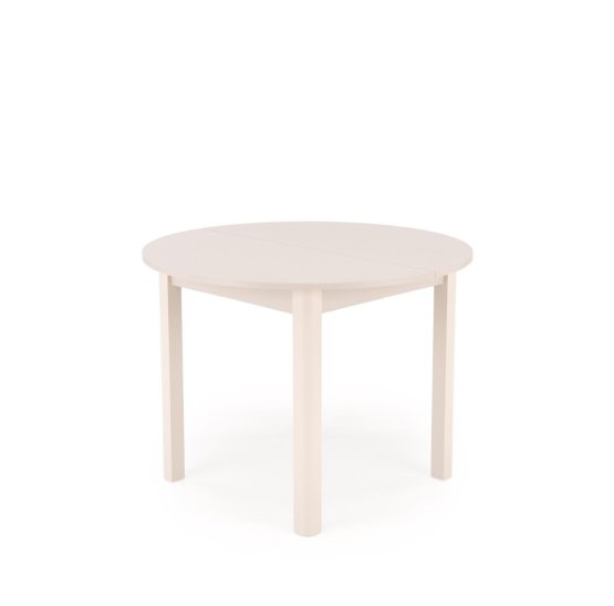 Okrúhly rozkladací jedálenský stôl RINGO 102(142)x102 kašmír