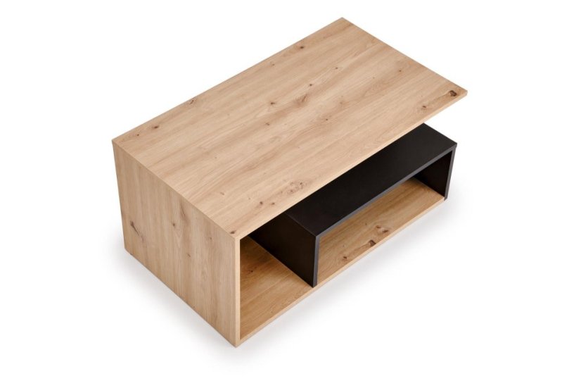 Konferenčný stolík IVA dub artisan/čierna