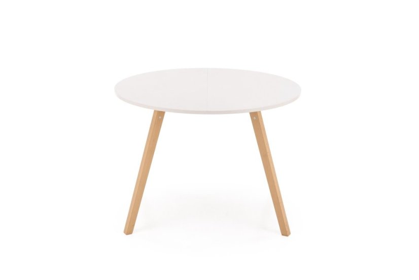 Rozkládací jídelní stůl RUBEN 102(142)x102 kašmír/přírodní