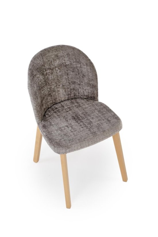 Jedálenská stolička BASSO dub prírodný/sivá