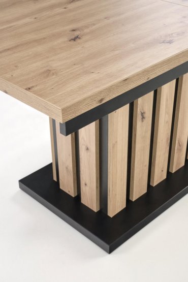 Konferenčný stolík BARETTI dub artisan/čierny