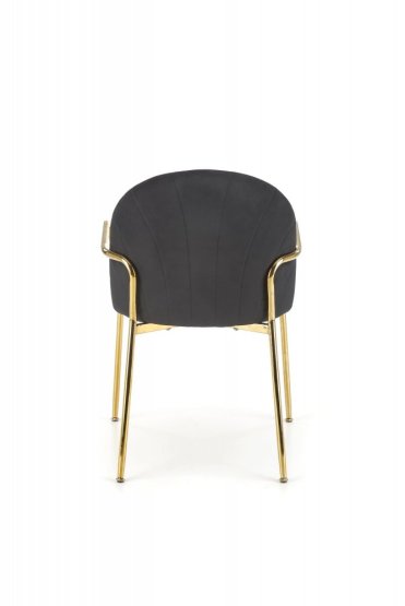 Jedálenská stolička / kreslo K500 béžová/čierna