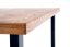 Rozkládací jídelní stůl HORUS 126(206)x80 světlý dub/černý