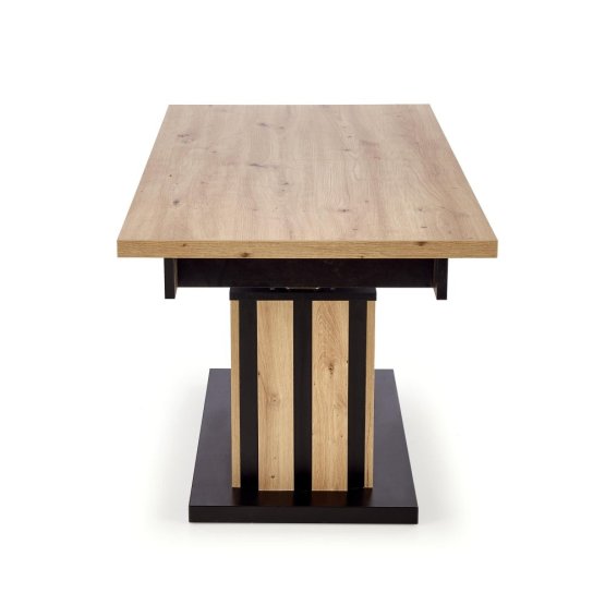 Konferenčný stolík BARETTI dub artisan/čierny