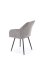 Jedálenská stolička / kreslo K576 sivá
