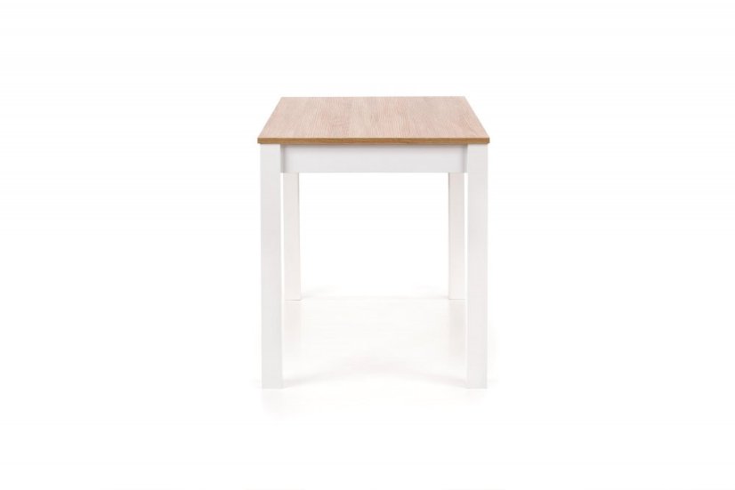 Jedálenský stôl KSAWERY 120x68 dub sonoma/biely