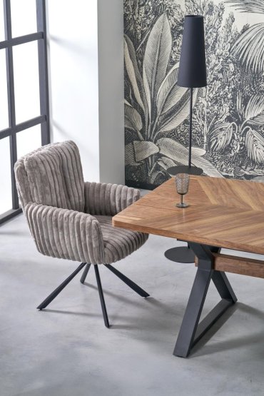 Rozkladací jedálenský stôl BARON 200(350)x100 orech/čierna