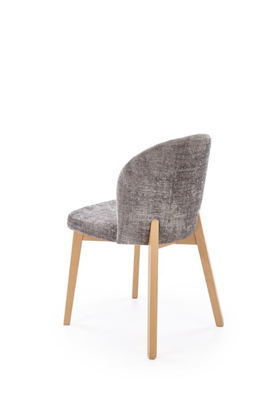 Jedálenská stolička BASSO dub prírodný/sivá