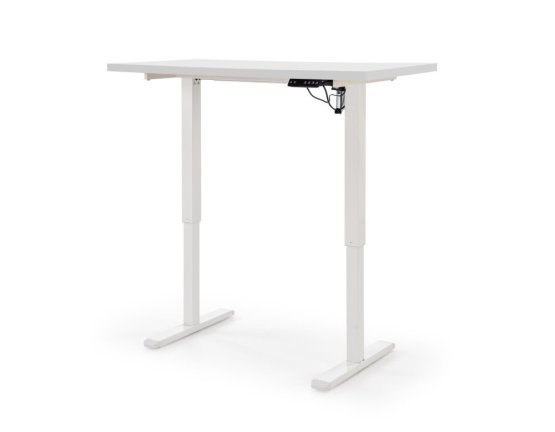 Výškovo nastaviteľný písací stôl B54 biely
