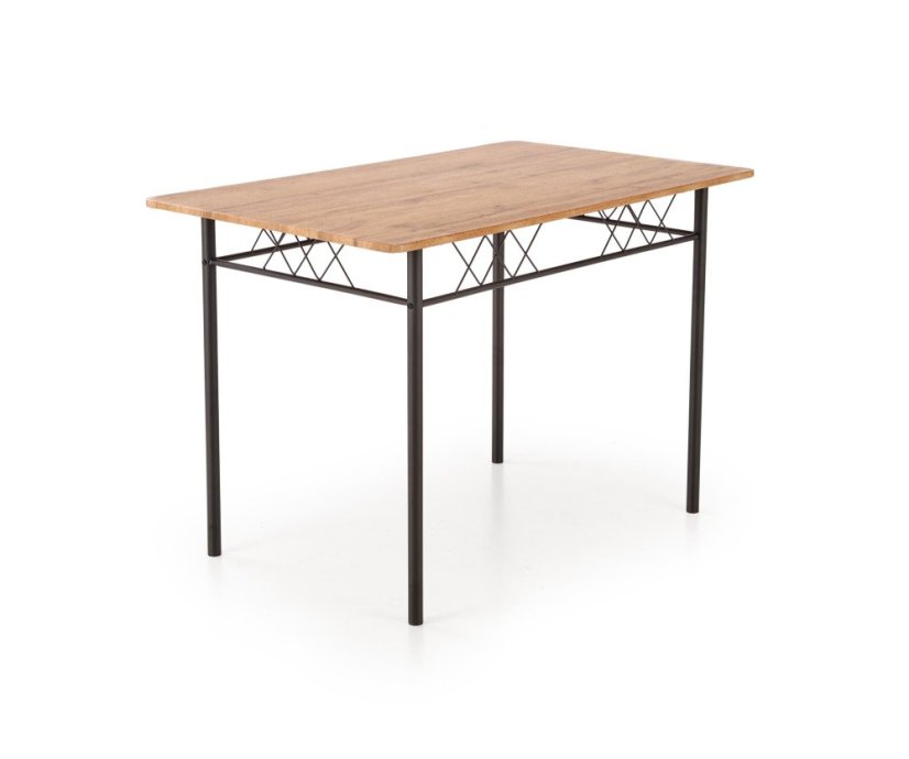 Jedálenský set 4+1 FAUST dub prírodný/čierna