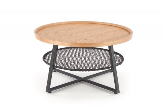 Konferenční stolek FLORENCE dub přírodní/černý