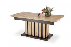 Konferenčný stolík BARETTI dub artisan/čierny