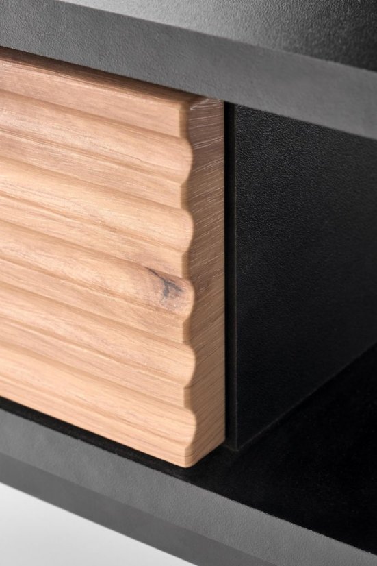 Konferenčný stolík MURANO dub artisan/čierny