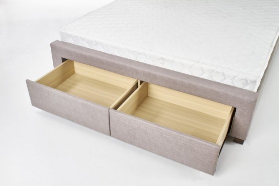 Posteľ EVORA so zásuvkami 160x200 béžová
