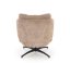 Čalouněné křeslo PESTO s podnožkou béžové