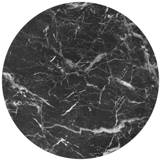 Konferenčný stolík JAVA - sada 2 ks čierny mramor/čierny