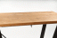 Rozkladací jedálenský stôl MASSIVE 160(250)x90 dub svetlý/čierna