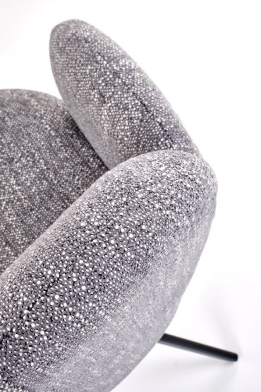 Jedálenská stolička / kreslo K568 sivá