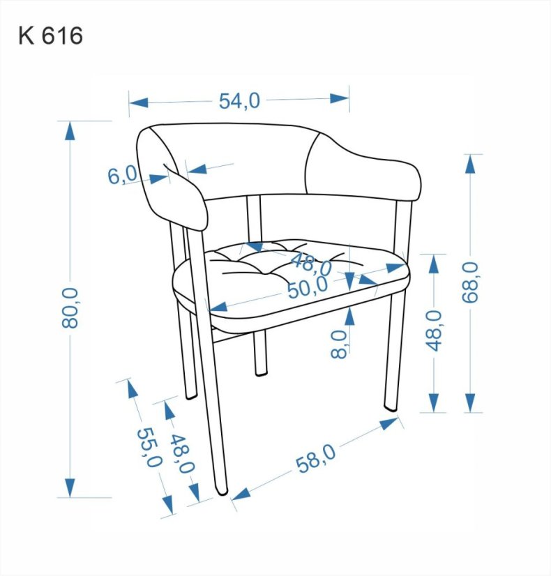 Jídelní židle K616 béžová / ořech