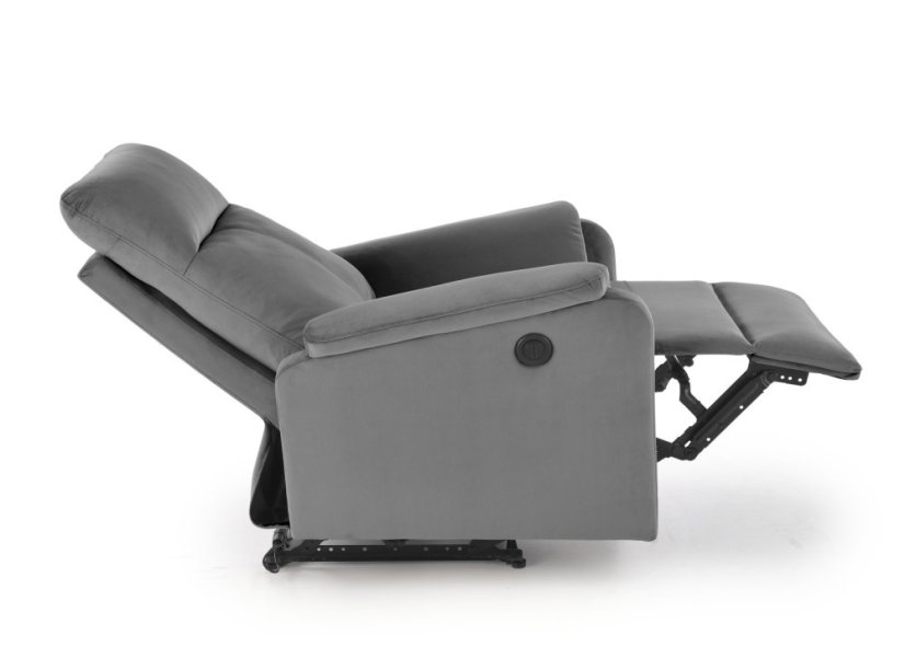Elektrické relaxačné kreslo CROCUS sivé
