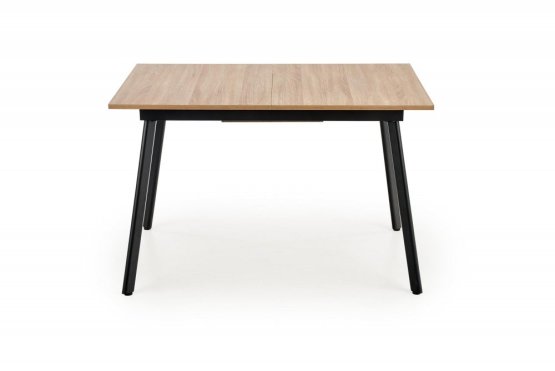 Rozkladací jedálenský stôl ALBON 120(160)x80 dub sonoma/čierny