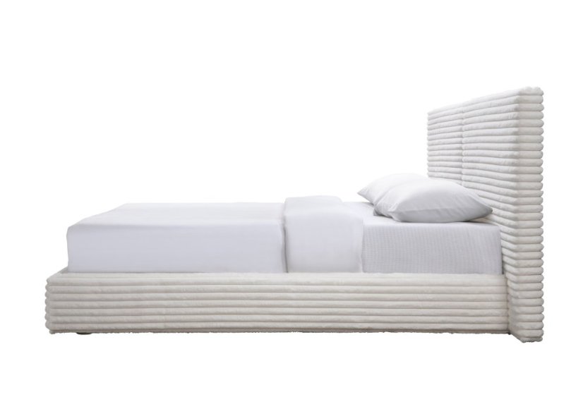 Čalúnená posteľ MADERA 160x200 krémová