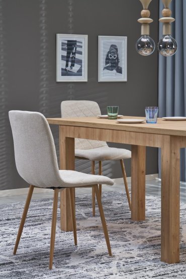 Rozkladací jedálenský stôl GIZMO 120(160)x75 dub artisan