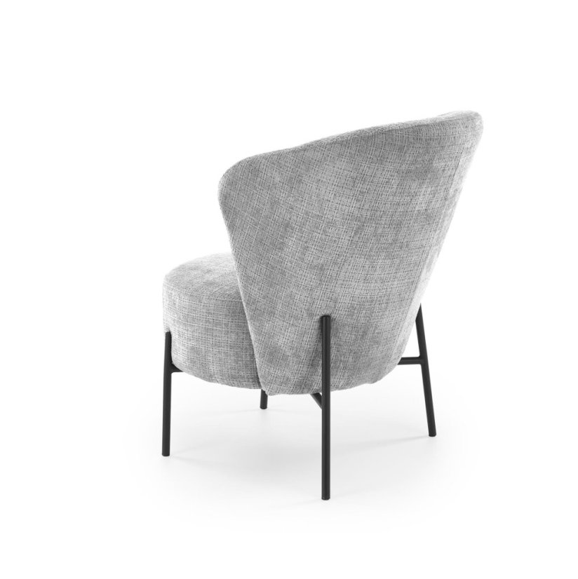 Čalúnené kreslo CEZAR sivé