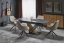 Rozkladací jedálenský stôl VOLANT 140(180)x90 čierny mramor/dub zlatý/čierna