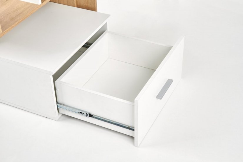 Psací stůl GROSSO dub zlatý/bílá