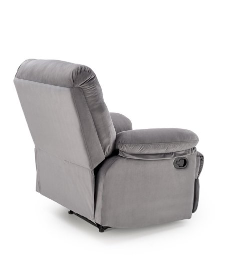 Relaxačné kreslo DRAGER sivé