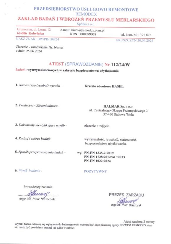 Kancelárska stolička HASEL čierna/sivá