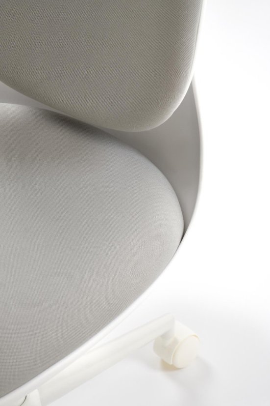 Detská otočná stolička ORION 2 svetlo sivá/biela