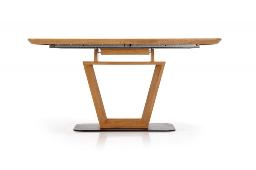 Rozkládací jídelní stůl BLACKY 160(220)x90 dub zlatý