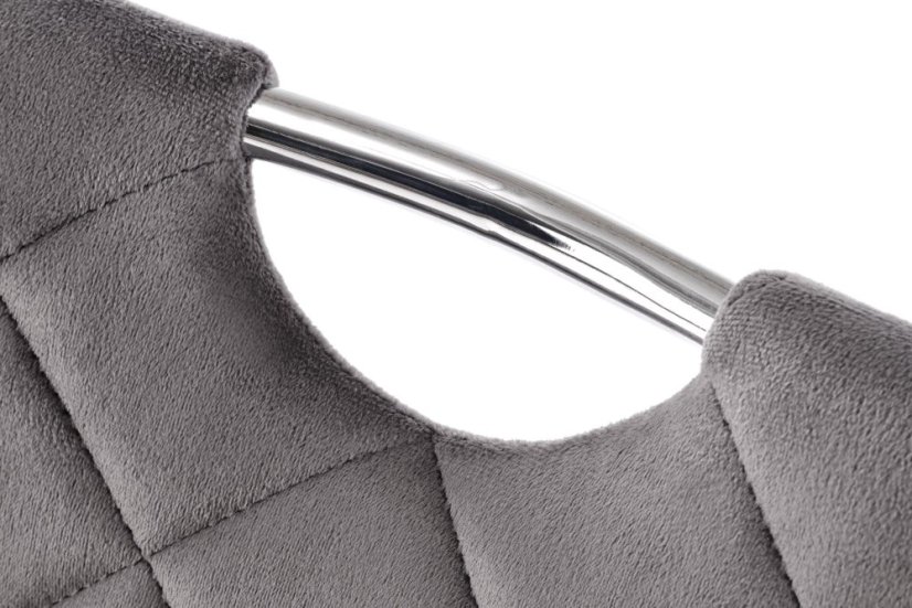 Jedálenská stolička K578 sivá