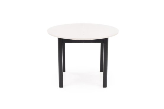 Rozkladací jedálenský stôl RINGO 102(142)x102 kašmír/čierna